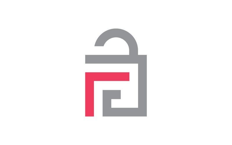 Szablon wektora logo Creative Lock 9