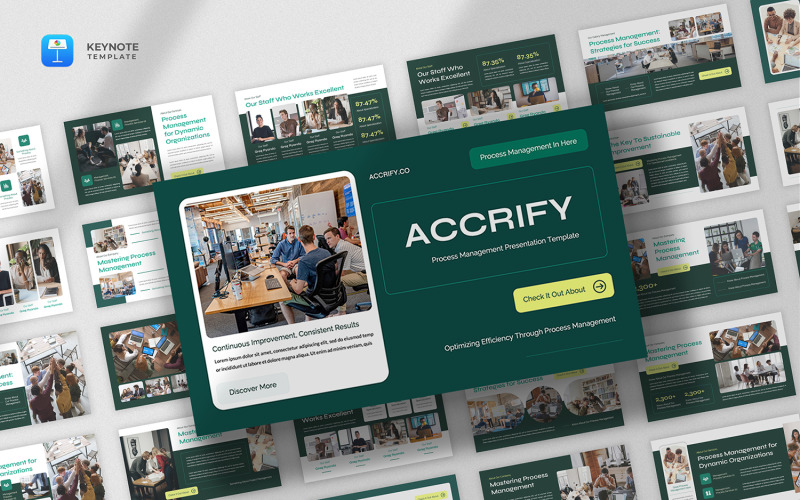 Accrify – Keynote-Vorlage zum Prozessmanagement
