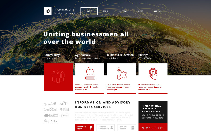 Public Relations Responsive Website Template