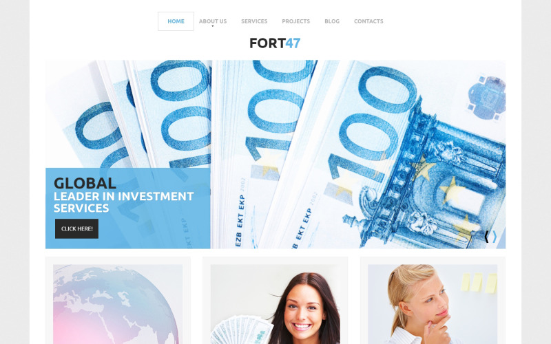 Tema de WordPress para empresas de inversión