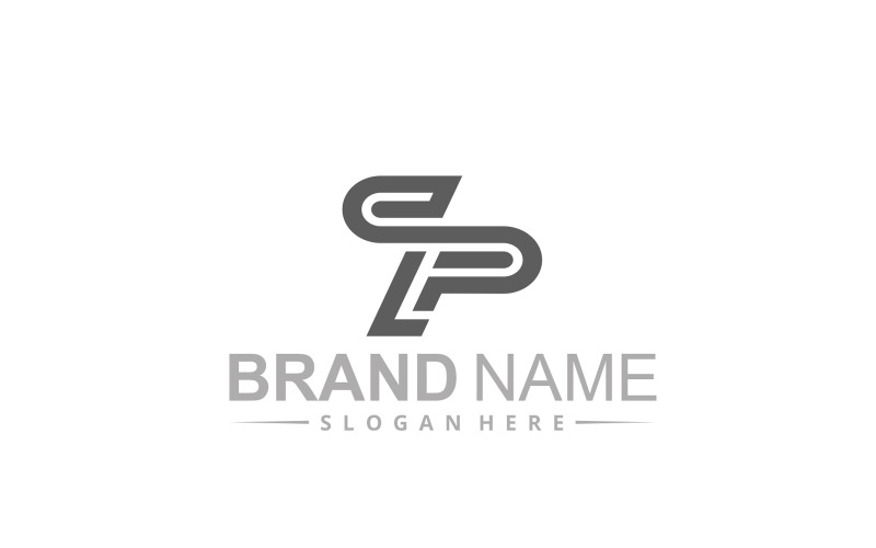 Letter Spl logotyp formgivningsmall