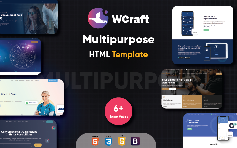 Modèle HTML polyvalent – Conception de site Web polyvalente pour toute entreprise