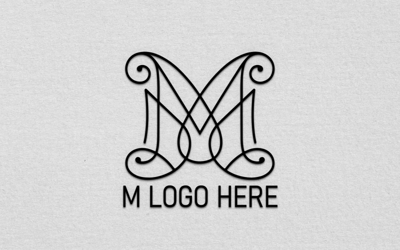 Yaratıcı Ve Minimalist M Logo Tasarımı Ücretsiz