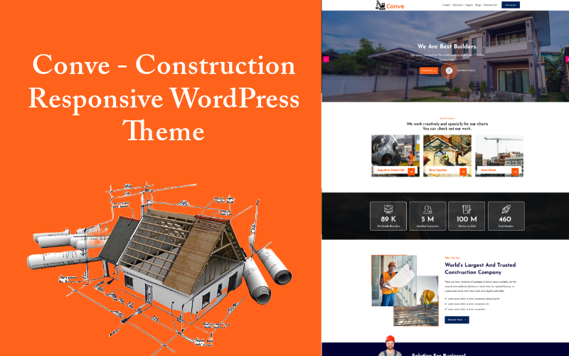 Conve – téma WordPress reagující na konstrukci