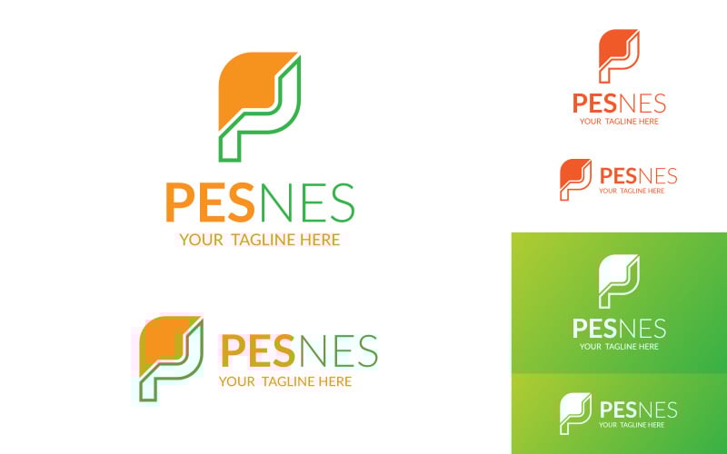 Creative P Letter Logo Template V2