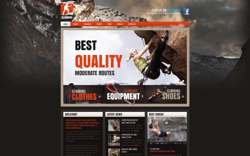 восхождение moto cms html шаблон