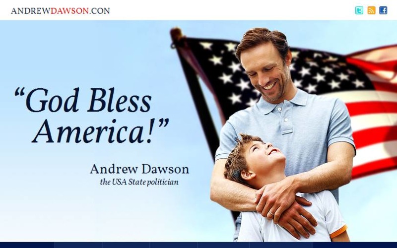 Political Candidate Facebook HTML CMS Template