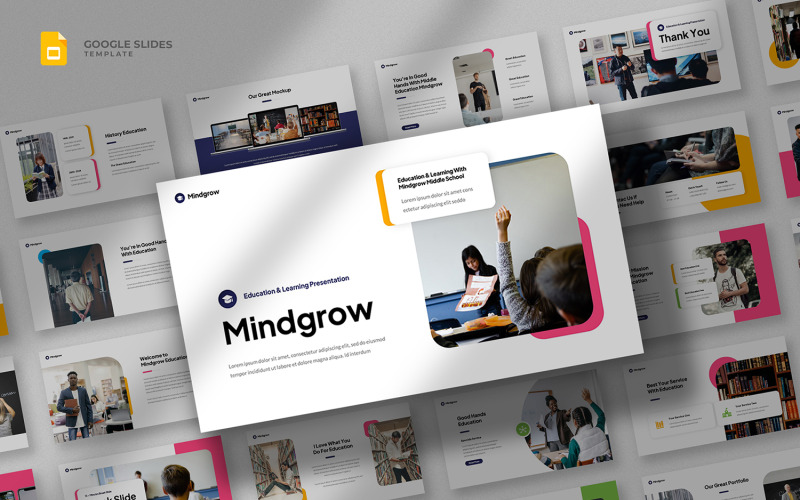 Mindgrow - Szablon Google Slides dla edukacji