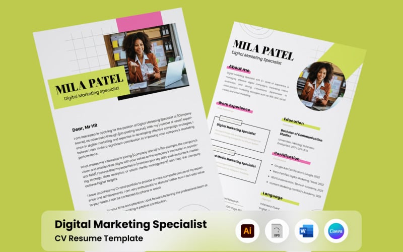 CV CV dla profesjonalistów marketingu cyfrowego