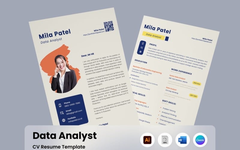 Profesjonalne CV CV dla analityków danych