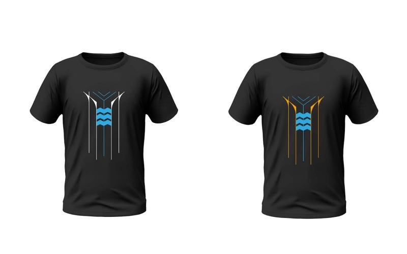 Conception de t-shirt minimaliste et moderne