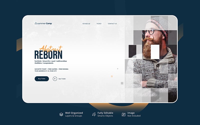 Eventi musicali - Immagini eroe per le tue landing page