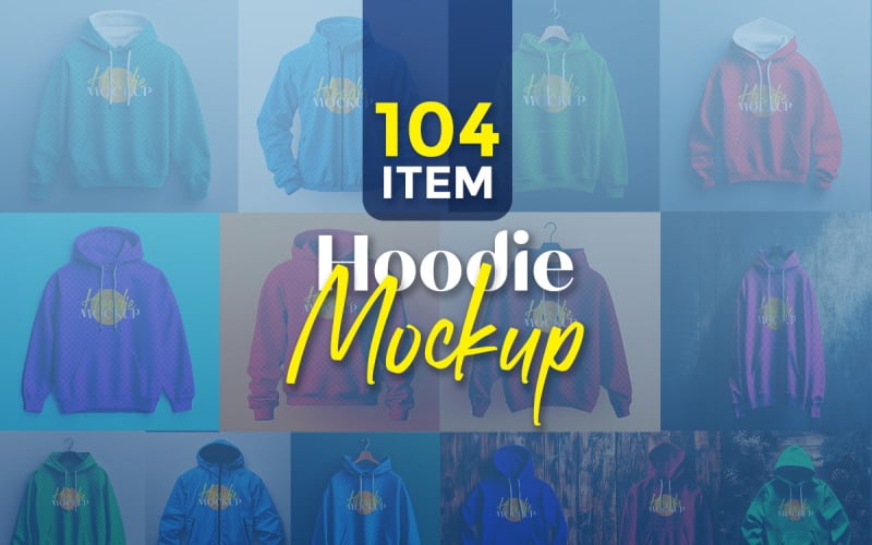 Realistic Hoodie mockup template
