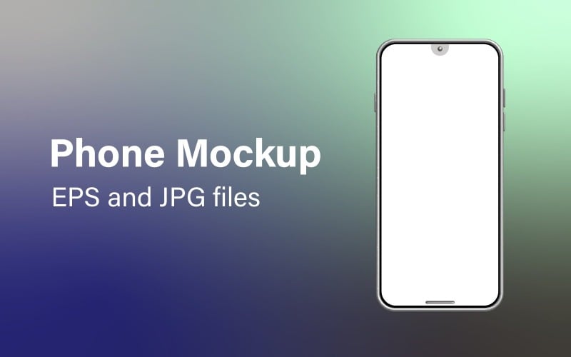 Telefonmockup av hög kvalitet
