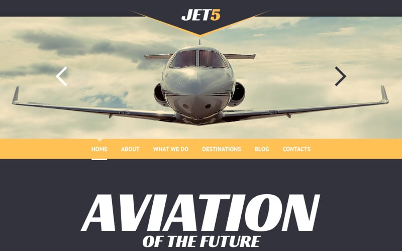 Private Airlines WordPress Theme