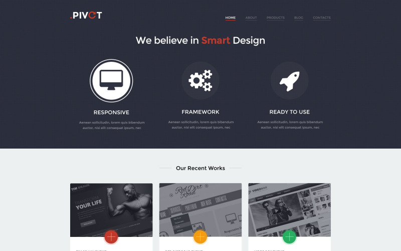 Tema WordPress discreto de Design Studio