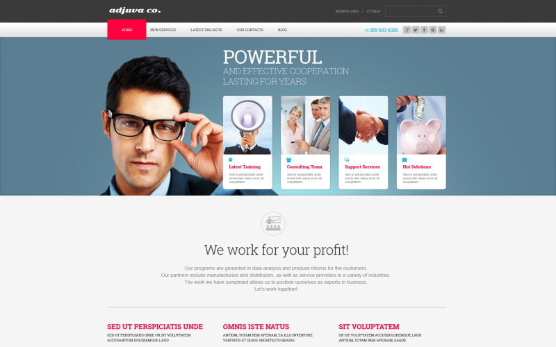 Thème WordPress pour entreprise de gestion métallique