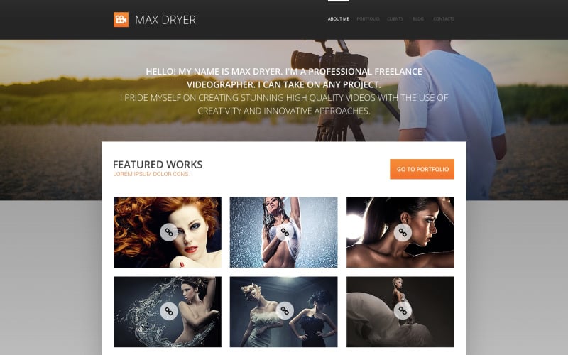Thème WordPress pour portfolio de photographe professionnel