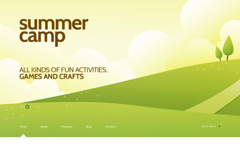 Zomerkamp Responsive WordPress Theme