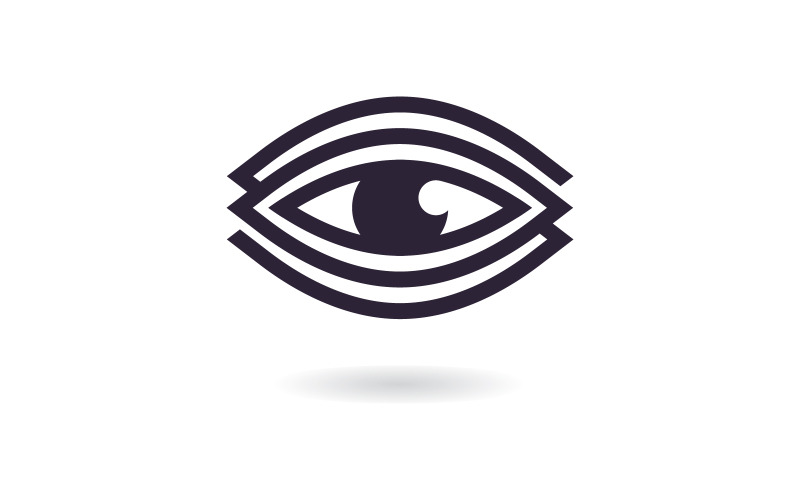 Creatief concept Ogen logo ontwerp sjabloon, oogzorg logo icoon12