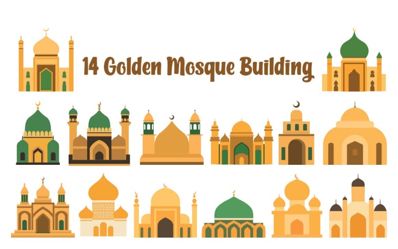 14 Mesquita Dourada Edifício Islâmico