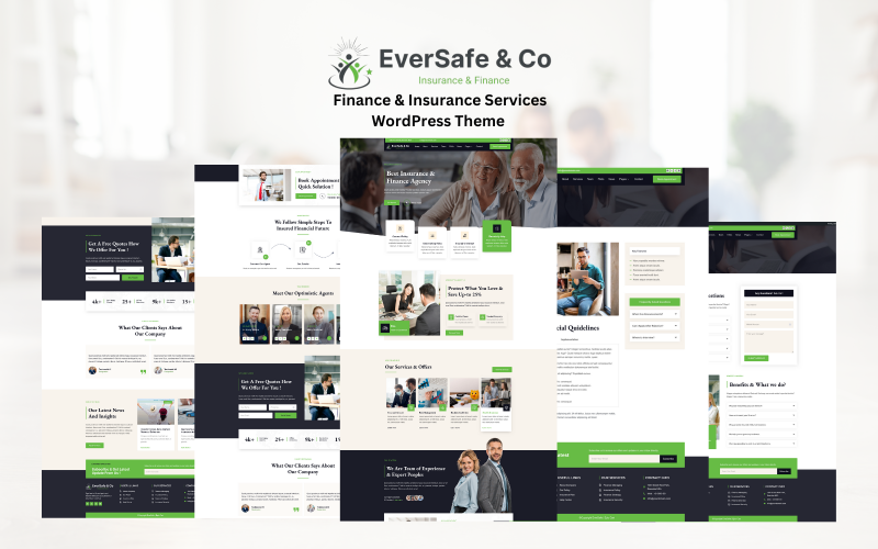 EverSafe – тема WordPress для фінансових і страхових послуг