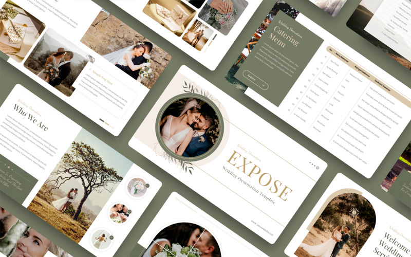 Exposez - Modèle de diapositive Google pour mariage