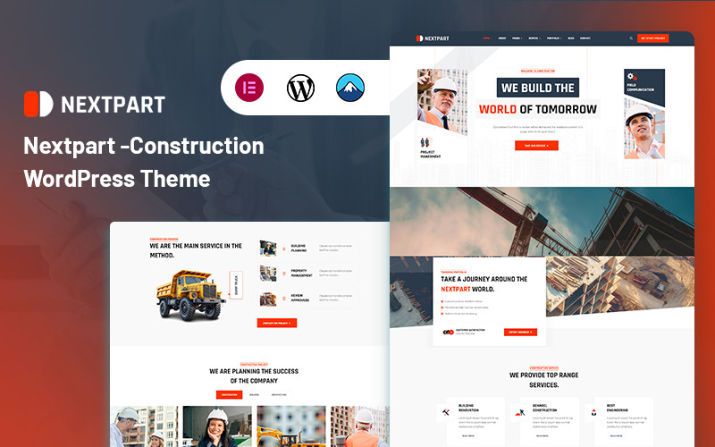 Nextpart - İnşaat WordPress Teması