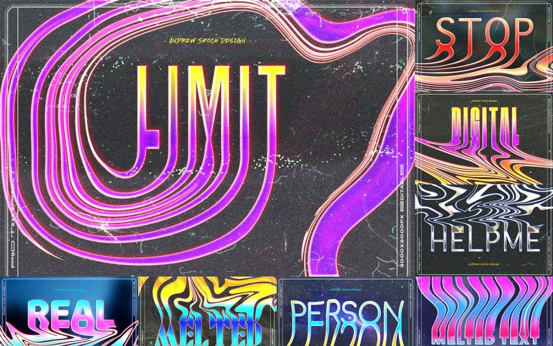 Liquid Melted Text Effects, 3. kötet
