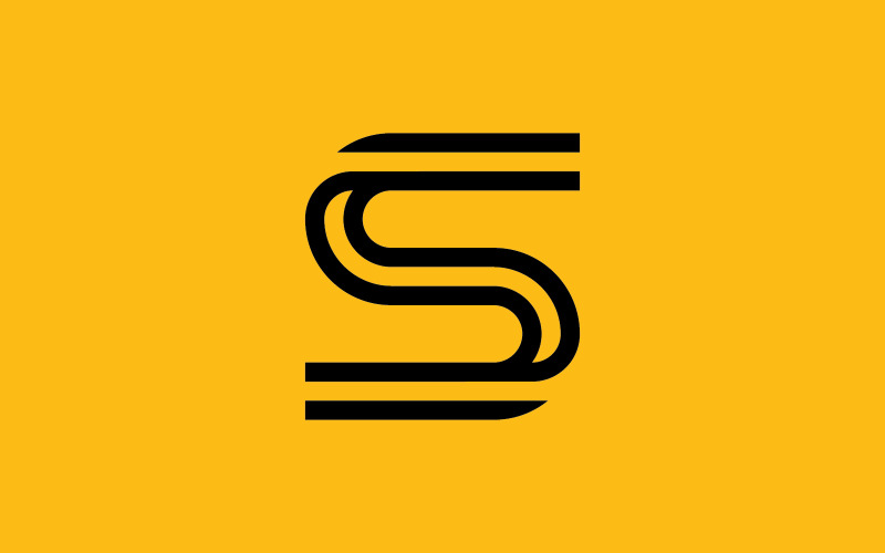 Design e modelo de logotipo S. Iniciais criativas do ícone S 11