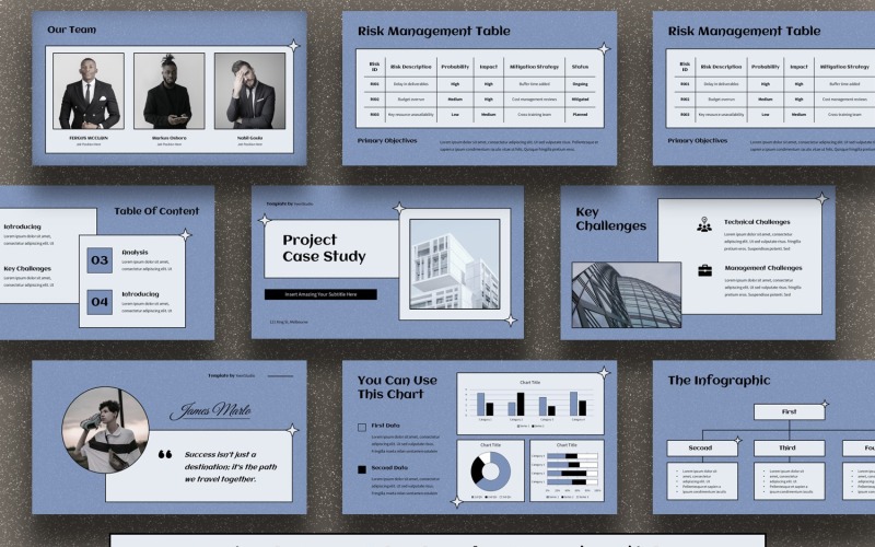 Étude de cas de projet Google Slides
