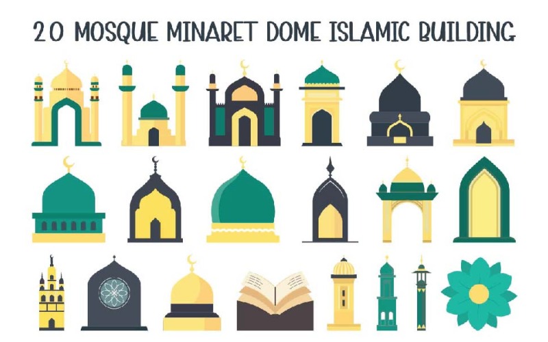 20 mecset minaret kupola iszlám épület