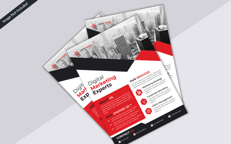Modèle de conception de flyer professionnel V04