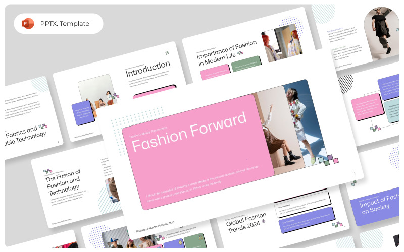 Modèle de présentation PowerPoint sur la mode avant-gardiste