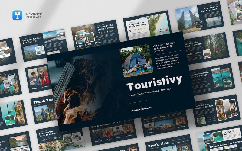 Touristivy - 旅行与旅游主题演讲模板