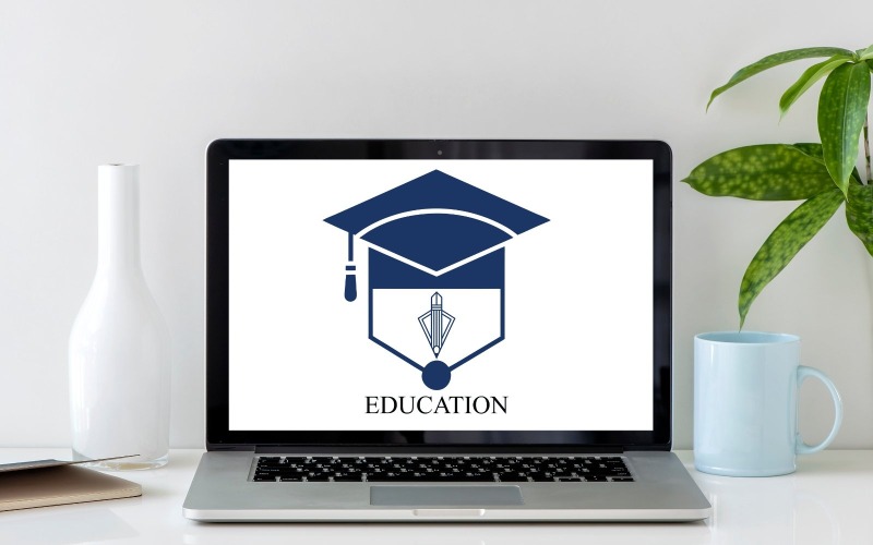 Modelo de logotipo exclusivo para educação