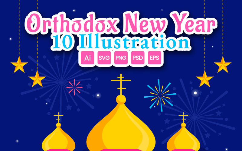 10 ilustraciones de la celebración del Año Nuevo ortodoxo