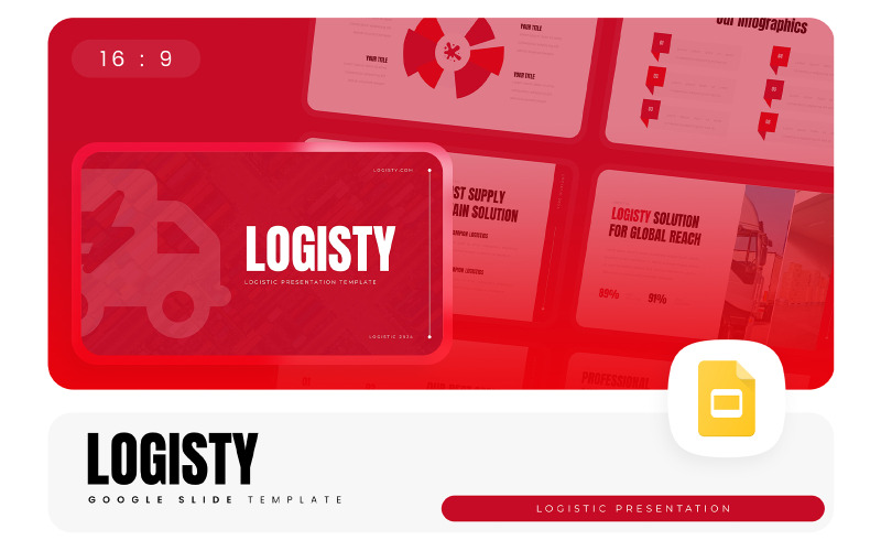 Logisty – Logistik-Google-Slides-Vorlage