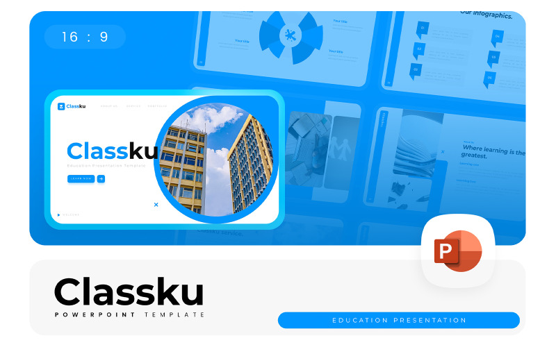 Classku – Modello di PowerPoint per l'istruzione