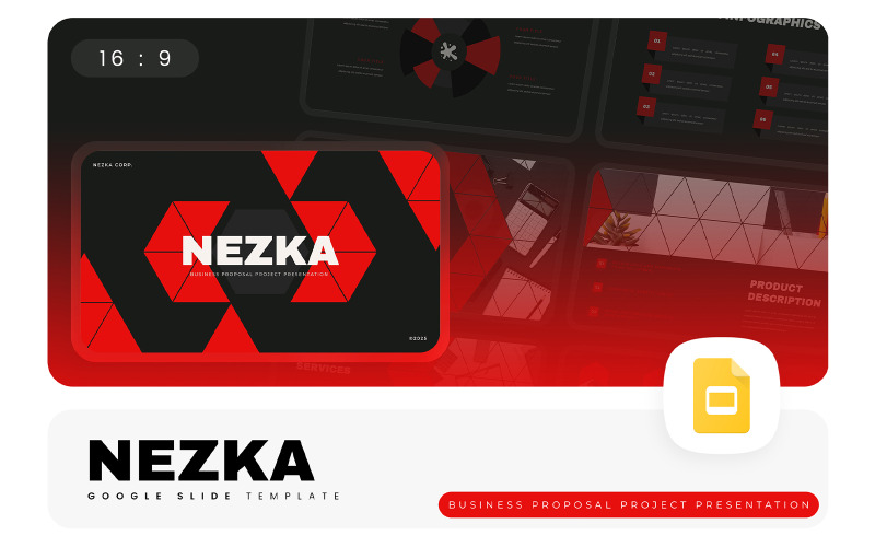 Nezka – Шаблон Google Slides для бизнес-предложения