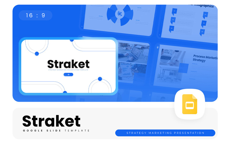 Straket – Modelo de Apresentações Google de Marketing de Estratégia