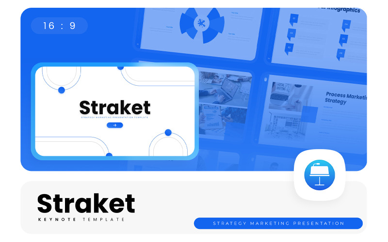 Straket: plantilla de Keynote de marketing estratégico