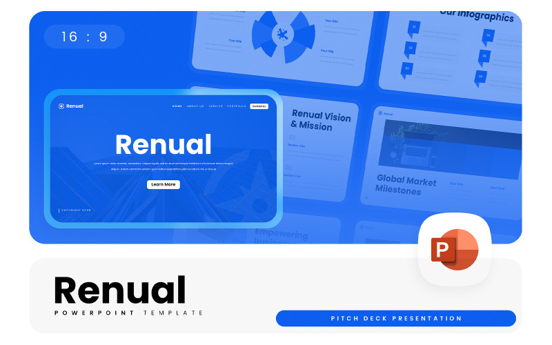 Rinnovabile – Modello di PowerPoint per Pitch Deck