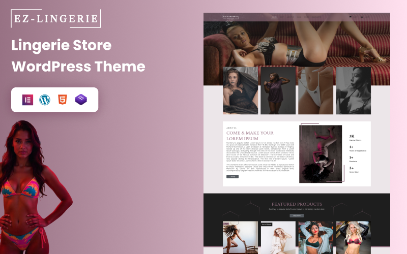 EZ Lingerie – Il modello definitivo per i negozi di lingerie di lusso