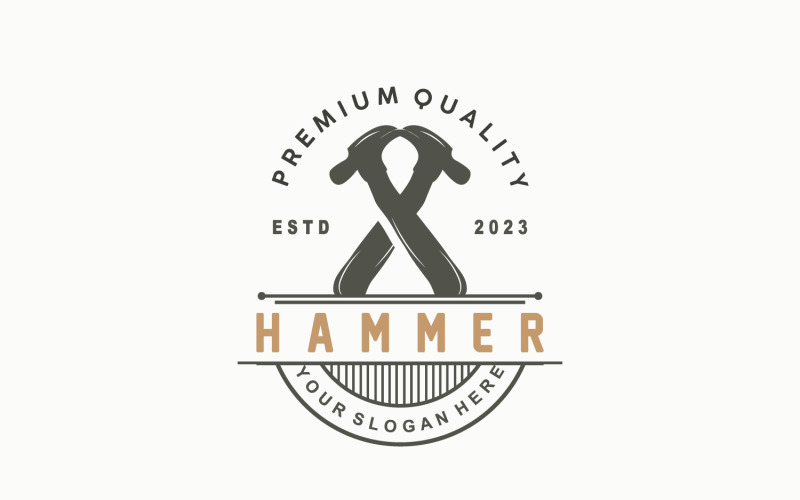 Логотип Hammer, Builder Tools Inspiration DesignV5