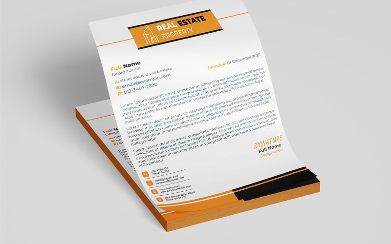 Professional Company Letterhead Template