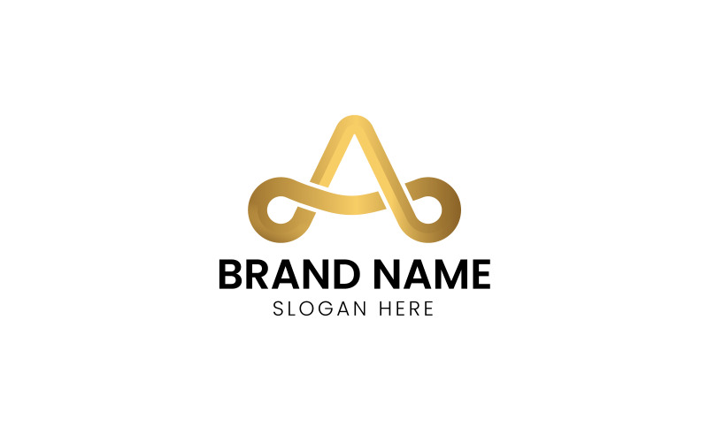 Lettre A logo d'entreprise-12-583