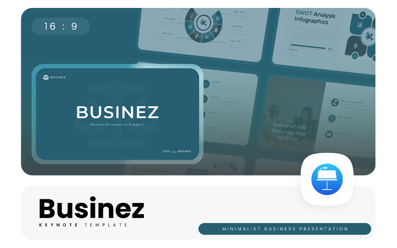 Businez – Cégprofil Keynote sablon