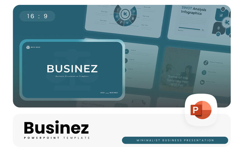 Businez – Modèle PowerPoint de profil d'entreprise