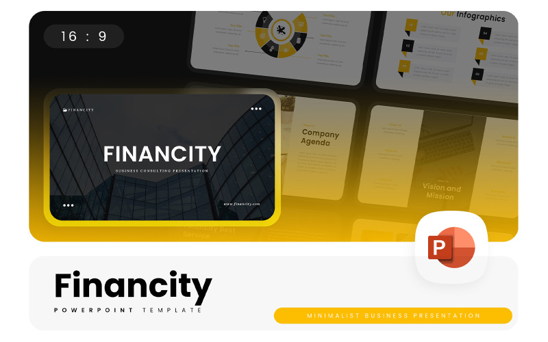 Financity – Modèle PowerPoint de profil d'entreprise